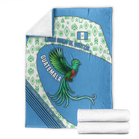 Guatemala Quetzal Bird Blanket with Tribal Motif and Libre Como El Quetzal Design - Wonder Print Shop