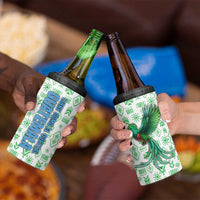 Guatemala Quetzal Bird 4 in 1 Can Cooler Tumbler with Tribal Motif and Libre Como El Quetzal Design - Wonder Print Shop