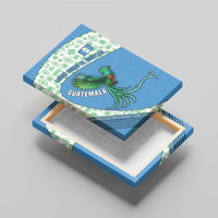 Guatemala Quetzal Bird Canvas Wall Art with Tribal Motif and Libre Como El Quetzal Design - Wonder Print Shop