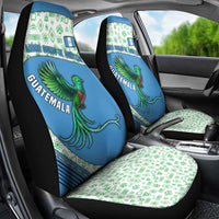 Guatemala Quetzal Bird Car Seat Cover with Tribal Motif and Libre Como El Quetzal Design - Wonder Print Shop