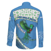 Guatemala Quetzal Bird Family Matching Short Sleeve Bodycon Dress and Hawaiian Shirt with Tribal Motif and Libre Como El Quetzal Design - Wonder Print Shop