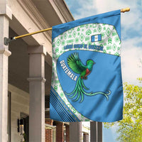 Guatemala Quetzal Bird Garden Flag with Tribal Motif and Libre Como El Quetzal Design - Wonder Print Shop