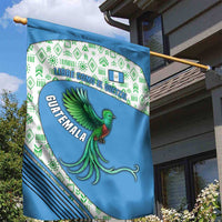 Guatemala Quetzal Bird Garden Flag with Tribal Motif and Libre Como El Quetzal Design - Wonder Print Shop