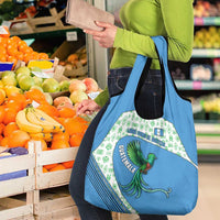 Guatemala Quetzal Bird Grocery Bag with Tribal Motif and Libre Como El Quetzal Design - Wonder Print Shop
