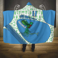 Guatemala Quetzal Bird Hooded Blanket with Tribal Motif and Libre Como El Quetzal Design - Wonder Print Shop