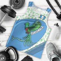 Guatemala Quetzal Bird Men Tank Top with Tribal Motif and Libre Como El Quetzal Design - Wonder Print Shop