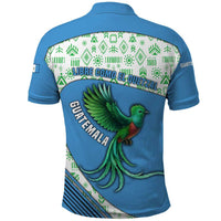 Guatemala Quetzal Bird Polo Shirt with Tribal Motif and Libre Como El Quetzal Design - Wonder Print Shop