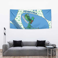 Guatemala Quetzal Bird Tapestry with Tribal Motif and Libre Como El Quetzal Design - Wonder Print Shop