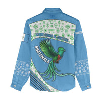Guatemala Quetzal Bird Women Casual Shirt with Tribal Motif and Libre Como El Quetzal Design - Wonder Print Shop