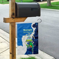 Nicaragua Guardabarranco Bird Garden Flag with Volcano Map and National Emblem Design - Wonder Print Shop