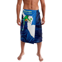 Nicaragua Guardabarranco Bird Lavalava with Volcano Map and National Emblem Design - Wonder Print Shop