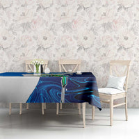 Nicaragua Guardabarranco Bird Tablecloth with Volcano Map and National Emblem Design - Wonder Print Shop