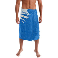 Nicaragua Flag Ripped Effect Lavalava with National Emblem and Floral Pattern Design - Wonder Print Shop