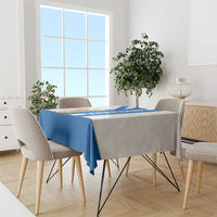 Nicaragua Cultural Art Tablecloth with Blue White Stripes and Indigenous Motif Design - Wonder Print Shop