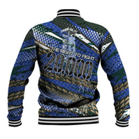 Montford Point Marines 1940s Est Baseball Jacket The Right To Fight 20000 Military Camouflage Art