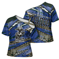 Montford Point Marines 1940s Est Cross Shoulder Shirt The Right To Fight 20000 Military Camouflage Art