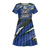Montford Point Marines 1940s Est Kid Short Sleeve Dress The Right To Fight 20000 Military Camouflage Art