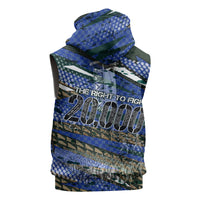 Montford Point Marines 1940s Est Sleeveless Hoodie The Right To Fight 20000 Military Camouflage Art