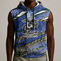Montford Point Marines 1940s Est Sleeveless Hoodie The Right To Fight 20000 Military Camouflage Art