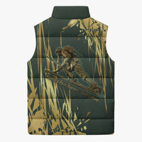 Montford Point Marines Overcoming Sleeveless Puffer Jacket Military History Camouflage Art
