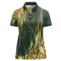 Montford Point Marines Overcoming Women Polo Shirt Military History Camouflage Art