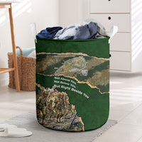Montford Point Marines Not Above You Laundry Basket Iwo Jima Military Map Camouflage Vintage Art