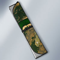 Montford Point Marines Not Above You Auto Sun Shade Iwo Jima Military Map Camouflage Vintage Art