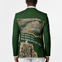 Montford Point Marines Not Above You Blazer Iwo Jima Military Map Camouflage Vintage Art