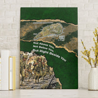 Montford Point Marines Not Above You Canvas Wall Art Iwo Jima Military Map Camouflage Vintage Art