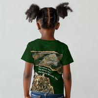 Montford Point Marines Not Above You Kid T shirt Iwo Jima Military Map Camouflage Vintage Art