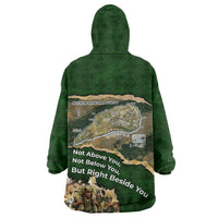Montford Point Marines Not Above You Kid Wearable Blanket Hoodie Iwo Jima Military Map Camouflage Vintage Art