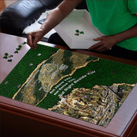 Montford Point Marines Not Above You Puzzle Iwo Jima Military Map Camouflage Vintage Art