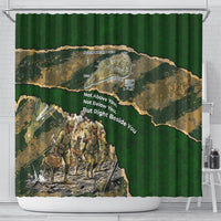Montford Point Marines Not Above You Shower Curtain Iwo Jima Military Map Camouflage Vintage Art