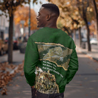 Montford Point Marines Not Above You Sweatshirt Iwo Jima Military Map Camouflage Vintage Art