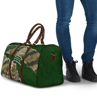 Montford Point Marines Not Above You Travel Bag Iwo Jima Military Map Camouflage Vintage Art