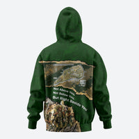 Montford Point Marines Not Above You Zip Hoodie Iwo Jima Military Map Camouflage Vintage Art