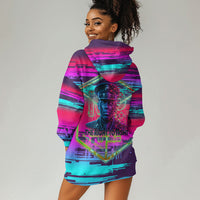 Montford Point Marines Legacy 1942 Hoodie Dress The Right To Fight Retro Glitch Vaporwave Art