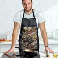 French Bulldog Tiny Body Major Attitude Apron Urban Streetwear Cool Frenchie Mascot Art
