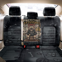 French Bulldog Tiny Body Major Attitude Back Car Seat Cover Urban Streetwear Cool Frenchie Mascot Art