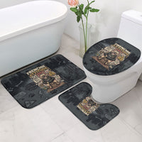 French Bulldog Tiny Body Major Attitude Bathroom Set Urban Streetwear Cool Frenchie Mascot Art