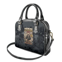 French Bulldog Tiny Body Major Attitude Shoulder Handbag Urban Streetwear Cool Frenchie Mascot Art