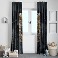 French Bulldog Tiny Body Major Attitude Window Curtain Urban Streetwear Cool Frenchie Mascot Art
