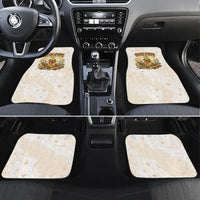 Powered By Golden Energy Car Mats Golden Retriever In Toy Retro Comic Crate Art