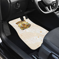 Powered By Golden Energy Car Mats Golden Retriever In Toy Retro Comic Crate Art