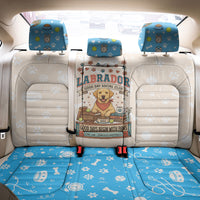 Labrador Good Days Start With A Lab Back Car Seat Cover Retro Cute Yellow Lab Paws And Tennis Balls