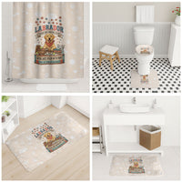 Labrador Good Days Start With A Lab Bathroom Set Retro Cute Yellow Lab Paws And Tennis Balls
