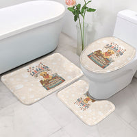 Labrador Good Days Start With A Lab Bathroom Set Retro Cute Yellow Lab Paws And Tennis Balls