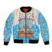 Labrador Good Days Start With A Lab Bomber Jacket Retro Cute Yellow Lab Paws And Tennis Balls