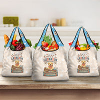 Labrador Good Days Start With A Lab Grocery Bag Retro Cute Yellow Lab Paws And Tennis Balls