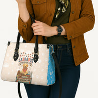 Labrador Good Days Start With A Lab Leather Bag Retro Cute Yellow Lab Paws And Tennis Balls